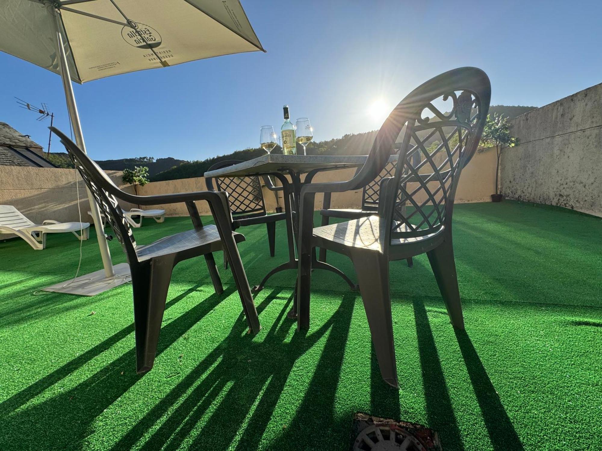 Triacastela Sunset Terrace Leilighet Eksteriør bilde